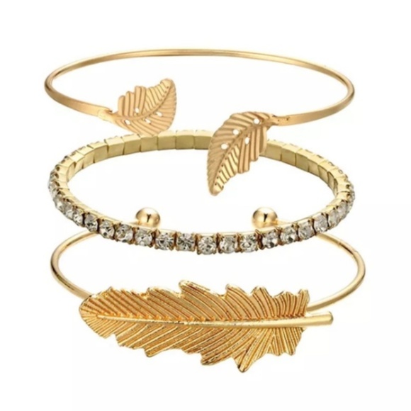Atelier Sona Jewelry - Stunning Leaf Bangles